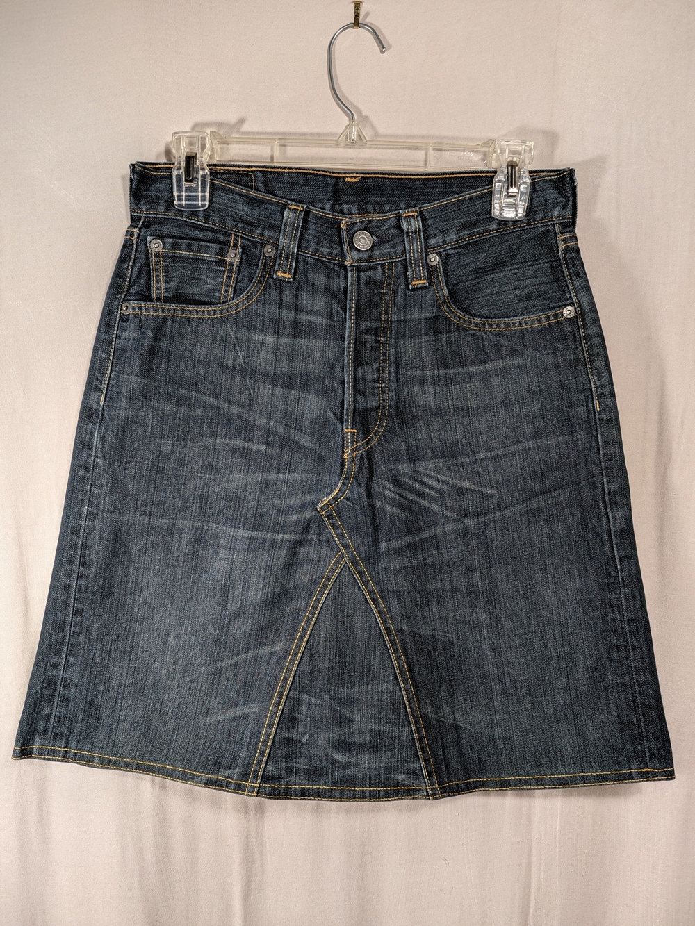 Levi's 501 Y2K Style Denim A-Line Skirt